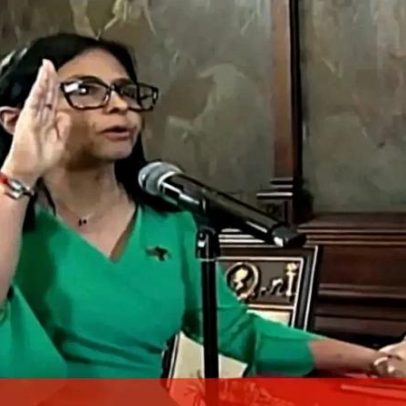 Delcy Rodríguez toma posse como presidente interina da Venezuela