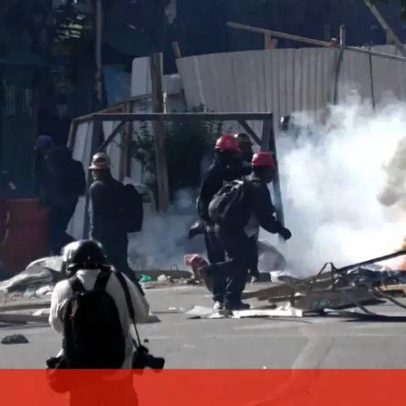 Confrontos protesto contra cortes no subsídio de combustíveis na Bolívia