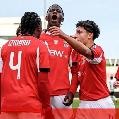Benfica vence dérbi de juniores frente ao Sporting