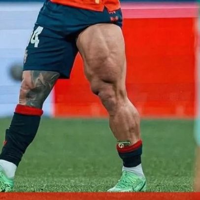 Perna de jogador do Osasuna viraliza: real ou IA?