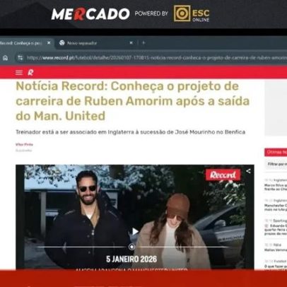Mercado Record: futuro de Amorim, Porto oficializa extremo e novidades de Benfica e Sporting