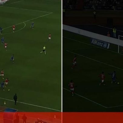 Golo de Zalazar diante do Sp. Braga arrancou antes do meio-campo e marcou