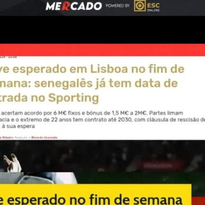 Mercado Record: Faye quase fechado no Sporting e Jurásek abre espaço no Benfica