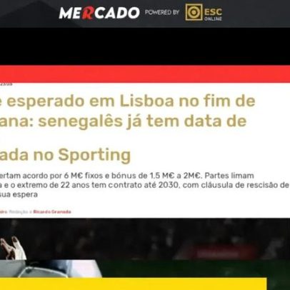 Mercado Record: Faye perto do Sporting e Jurásek abre espaço no Benfica