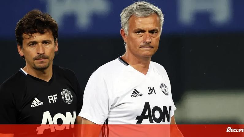 Rui Faria e José Mourinho no Manchester United