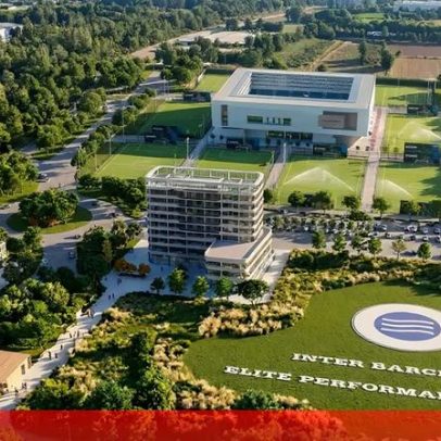 Projeto de 40 milhões: oito campos de futebol, hotel e obra do Inter Barcelona