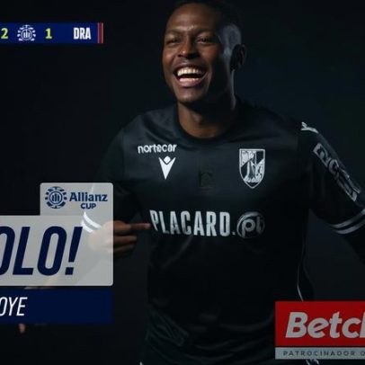 Cabeceamento de Ndoye decide reviravolta do Vitória de Guimarães
