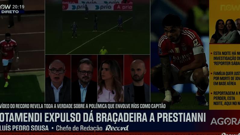 Luís Pedro Sousa, chefe de redação de Record, analisa momento ocorrido na meia-final da Allianz Cup