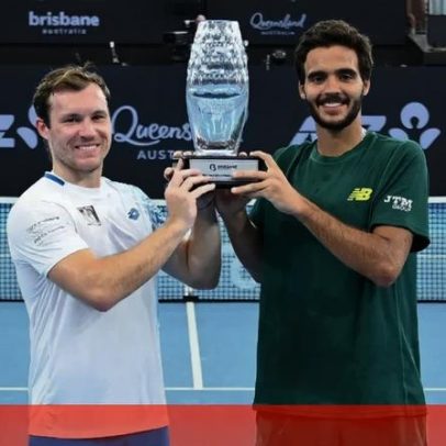 Francisco Cabral vence final de pares em Brisbane
