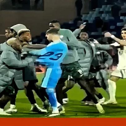 Nigéria-Argélia termina com agressões; filho de Zidane no centro da confusão
