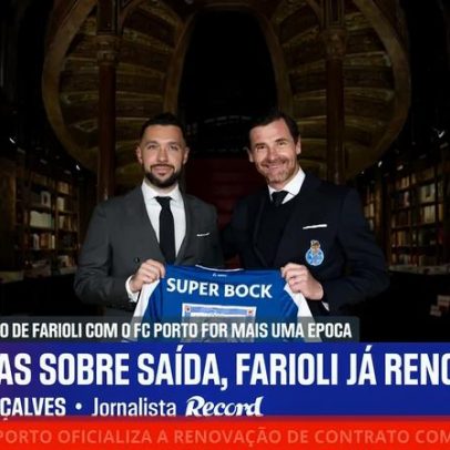 Francesco Farioli renova com o FC Porto até 2028