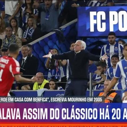 Porto perde em casa com o Benfica sob a mentalidade de Mourinho