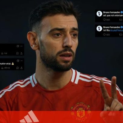 Conta de Bruno Fernandes no X alvo de ataque informático