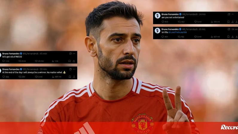 Conta de Bruno Fernandes no X alvo de ataque informático
