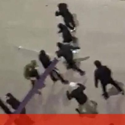 Novas imagens mostram agressões entre ultras de Barreirense e Olímpico Montijo