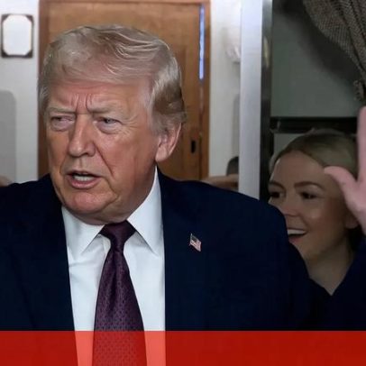 Trump faz piada sobre turbulência no Air Force One