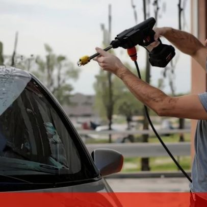 Máquina de pressão para lavar o carro por menos de 12€