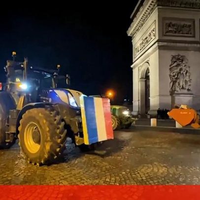 Agricultores levam tratores a Paris em protesto contra o acordo UE-Mercosul