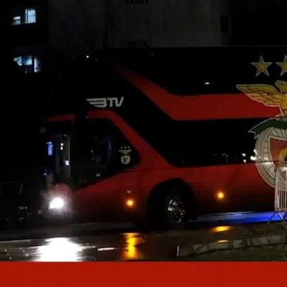 Benfica chega a Gaia com Enzo Barrenechea na comitiva