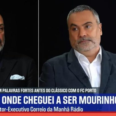 Mourinho: é o melhor treinador português dos últimos 10 anos na Record