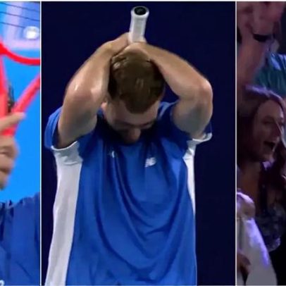 Tenista amador recebe um milhão de dólares após vencer torneio de um ponto no Open da Austrália