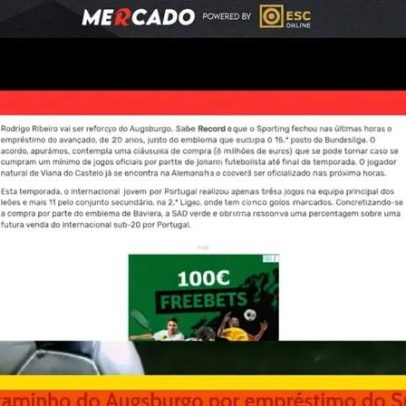 Mercado Record: entradas e saídas no Sporting e Benfica em análise