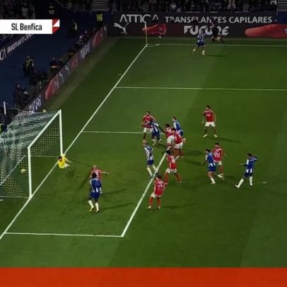 Golo de Bednarek dá vantagem ao FC Porto frente ao Benfica