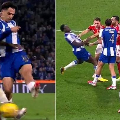 Confusão no FC Porto-Benfica envolve Dedic, Samu e Farioli a acalmar