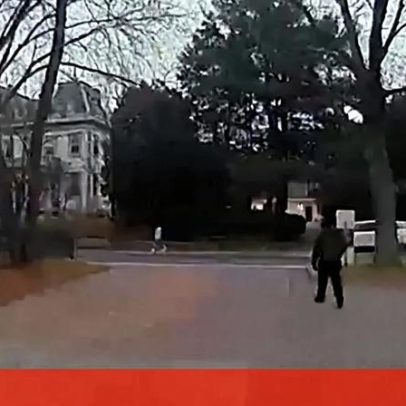 Novas imagens mostram Valente a sair da Brown University após homicídio