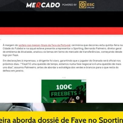 Sporting confirma chegada de Faye e mantém plantel já fechado