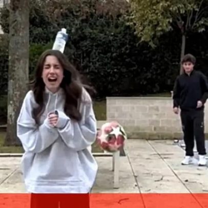 João Neves e Madalena Aragão tentam cumprir desafio