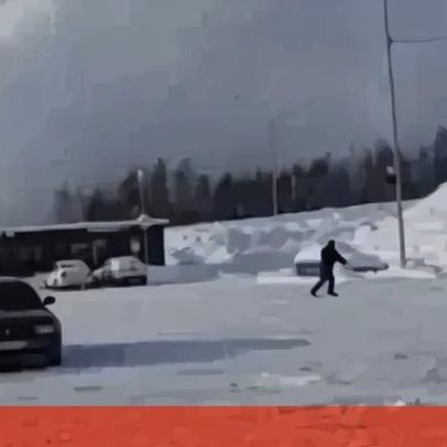 Vídeo mostra avalancha no Cáucaso russo