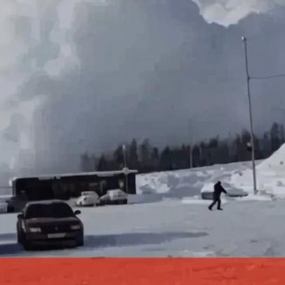 Vídeo mostra avalanche no Cáucaso russo