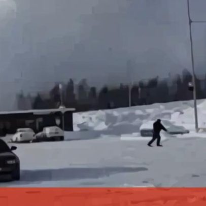 Vídeo mostra avalanche espetacular no Cáucaso russo