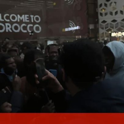 Caos em Rabat: seleção senegalesa cercada por fãs numa estação de comboios
