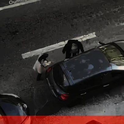 Raiva ao volante transforma rua francesa numa pista de carrinhos de choque