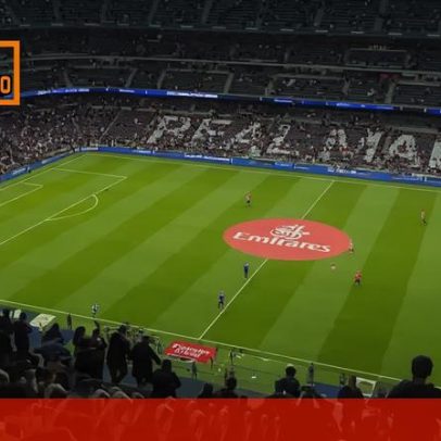 Real Madrid enfrenta forte assobio monumental da bancada