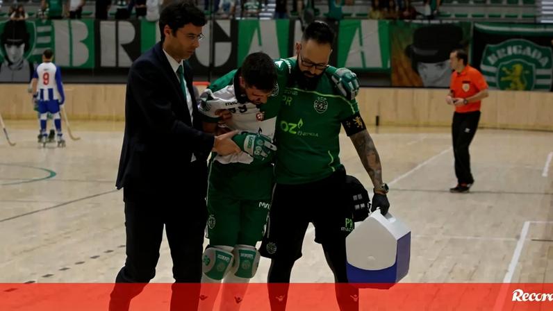 Pedro Roque (na foto, à direita) foi coordenador do departamento de reabilitação de equipa de hóquei em patins do Sporting entre 2014 e 2020