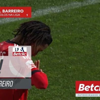 Sudakov deu nota perfeita e Leandro Barreiro inaugurou o marcador pelo Benfica