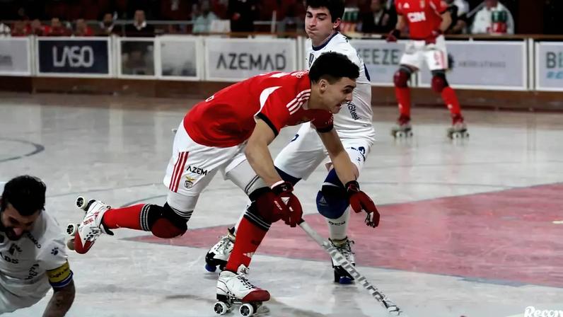 Hóquei em patins: Benfica vence OC Barcelos e reforça liderança no campeonato nacional