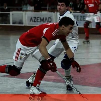 Hóquei em patins: Benfica vence OC Barcelos e mantém liderança