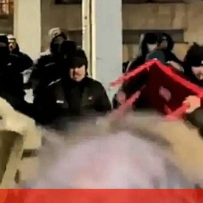 Confronto entre adeptos do FC Porto e V. Guimarães: cadeiras arremessadas