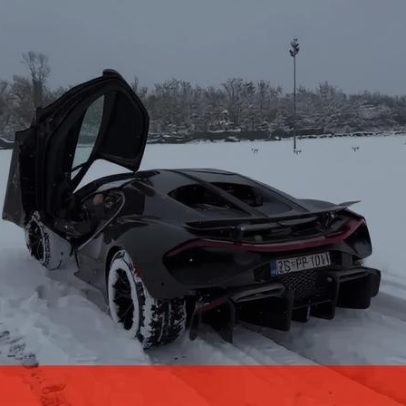 Patrão da Rimac transforma Bugatti Tourbillon num corta-neves