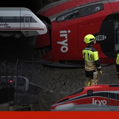 Como ocorreu o acidente entre comboios de alta velocidade na Espanha