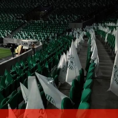 PSG treina em Alvalade e vê coreografia de gala em preparação