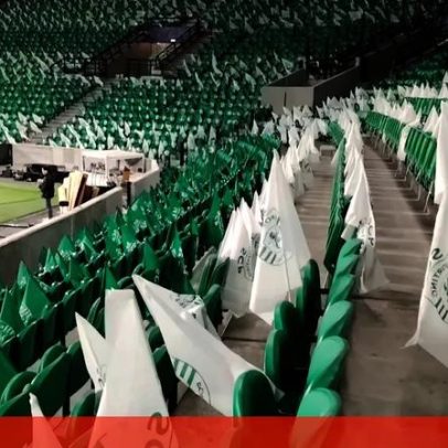 PSG treina em Alvalade e vê coreografia de gala em preparação