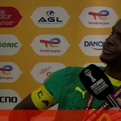 Entrevista de Mané após CAN surpreende pela expressão do jogador