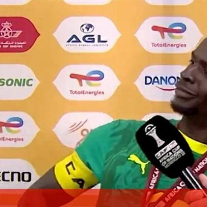 Entrevista inusitada de Mané após CAN revela expressão do jogador
