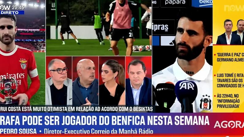 Pedro Sousa: «Vejo André Luiz, Prestianni, Schjelderup, Lopes Cabral, Lukebakio... Rafa Silva é melhor do que estes todos»