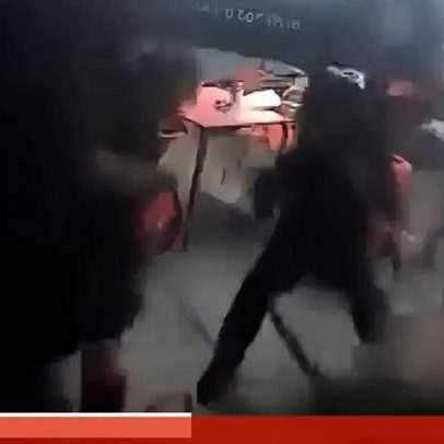 Confrontos num café de Guimarães após jogo distrital captados por videovigilância